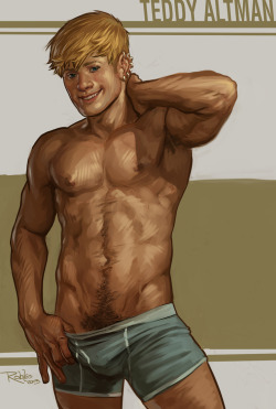 cris-art:  blacksirensolo:  Happy (early) Birthday to Crisart!——————I thought you’d like some Teddy eye candy for your birthday… or maybe Billy is sharing some personal photos with you. ;P Thanks for being awesome and creating so many