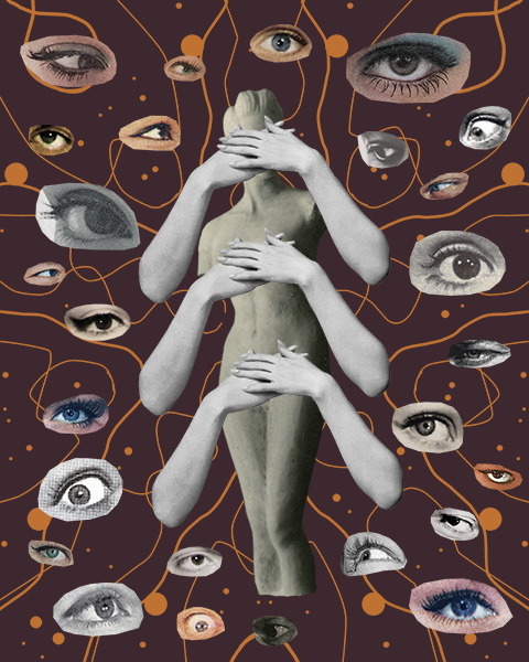 1 or 2? Which one do you like more?  (Both available in my society6 shop)moon water collag