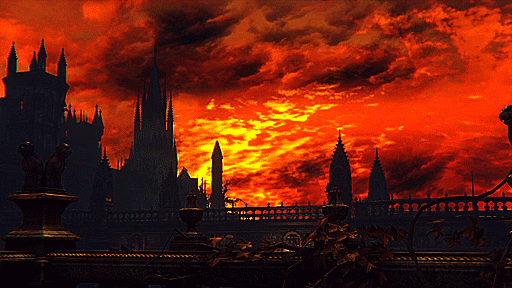 djurito:Sunset over Central Yharnam