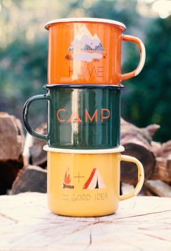 terracompassum:  Camp Mugs / illustratus 