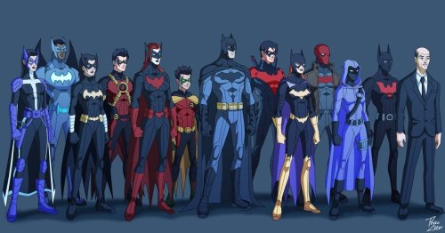daily-superheroes:  just Batman and the familyhttp://daily-superheroes.tumblr.com/