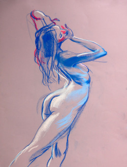 Pastel figure drawing, 2008  James Jean