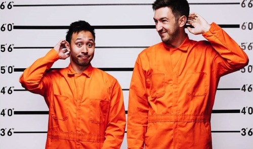 yaboybergara:RYAN BERGARA and SHANE MADEJ on promotional shoots for BuzzFeed Unsolved: True Crime, Season 4 on July 2018.