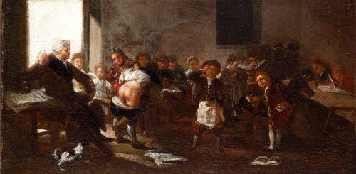 biblioklept - The School Scene — Francisco Goya