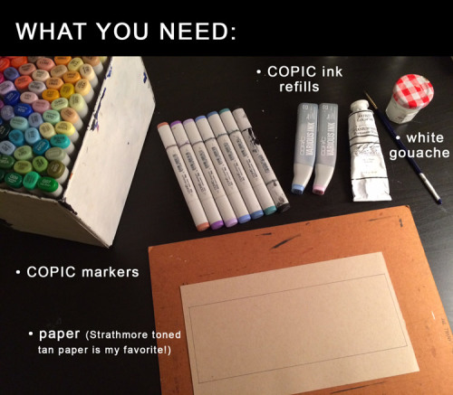 ** Auds Guide To Making Galaxies Using COPIC Markers **