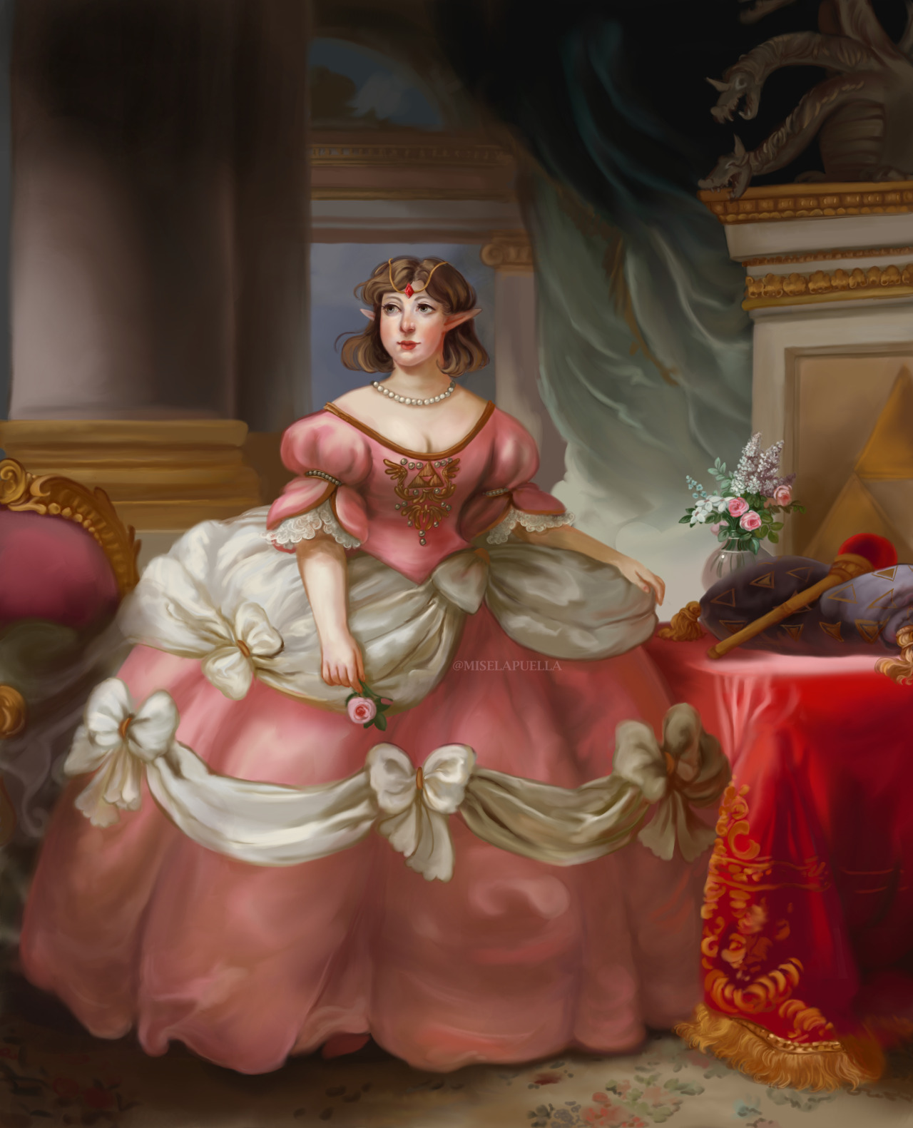 Princess Zelda (Zelda 1) / Elizabeth Vigée Le Brun study! 