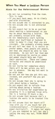 lesbianherstorian: “when you meet a lesbian person” published in an atlanta lesbian feminist newsletter, 1976