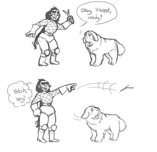 buttart: i can’t stop thinking about Ana’s pets (vincent belongs to her family) (also obviously the hot nelf belongs to thepirateking) 