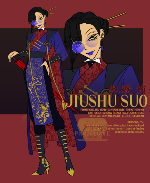 I Changed Their Name So Please Reacquaint Yourself With Jiushu Suo, Pomefiore's Vice-Headwarden In An