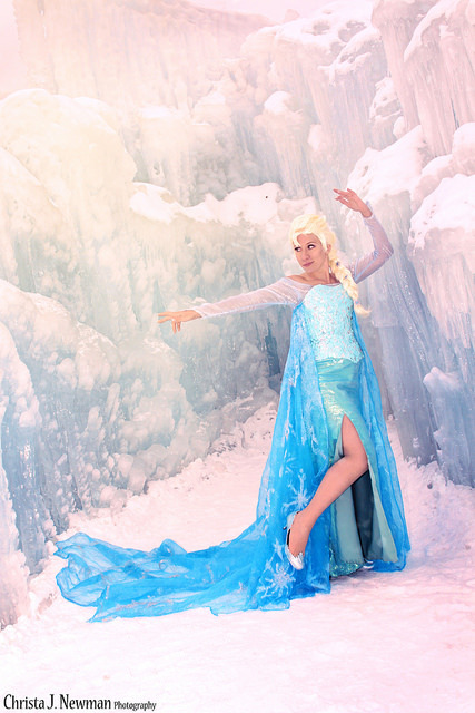 Queen Elsa on Flickr.Photographer- Christa J Newman Elsa- nashcon-castiel Location- The Ice Castle, 