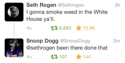 reddlr-trees:  Gotta love Seth and Snoop