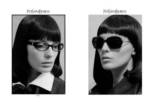 Yves Saint Laurent . Ad campaign FW1011Creative Director: Stefano PilatiPhotos: Inez van Lamsweerde 