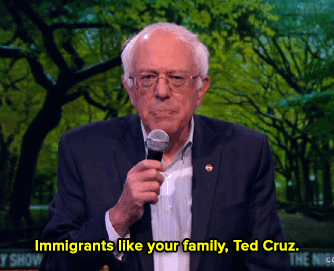 micdotcom:  Bernie Sanders teaches Ted Cruz and Donald Trump what New York values