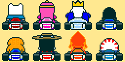stickman16:  The characters of Adventure Time in Super Mario Kart (SNES) Visit my