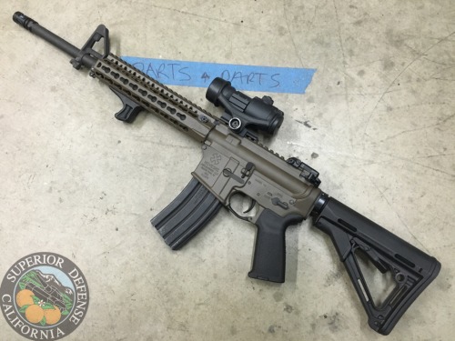 tacxlife:  Coated my buddies noveske Shit Brown!