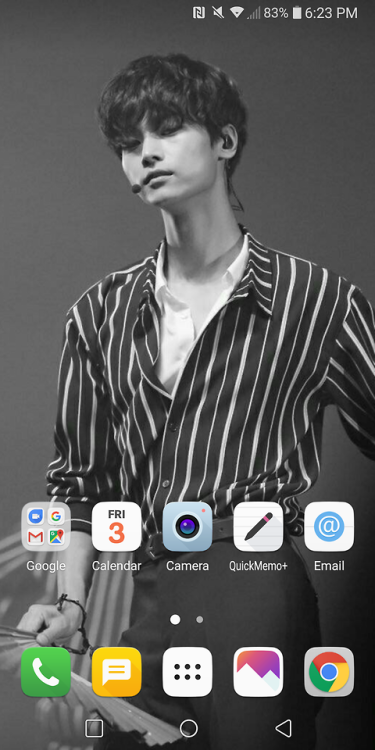tagged by @code&ndash;kunst thank you cutie! my lock screen is my son dazai from my favorite ani