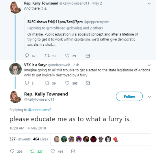 GOP Rep from Arizona asks about furries on Twitter; becomes one hours later thanks to Brony artist