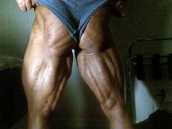 muscledlust:  Greg Doucette showing off those ripped to shreds glutes! *lick*