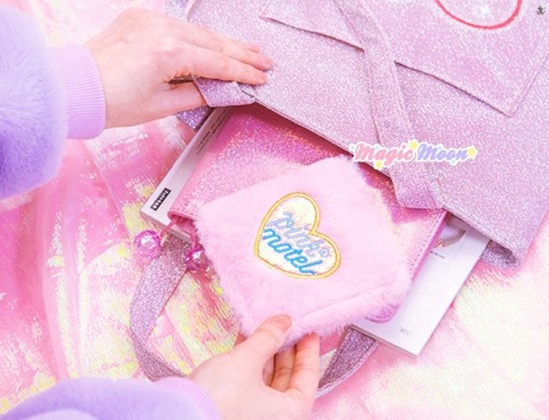 magicmoonstore: ★ Plush Wallet with Holographic Heart ★ Visit: magicmoon.storenvy.com 