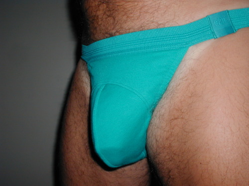 seriousunderwearcollectors:  TURQUOISE UNKNOWN BRAND JOCKSTRAP