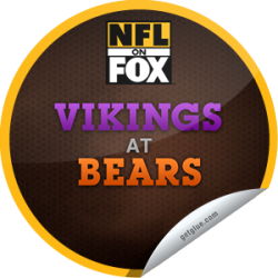      I Just Unlocked The Nfl On Fox 2013: Minnesota Vikings @ Chicago Bears Sticker