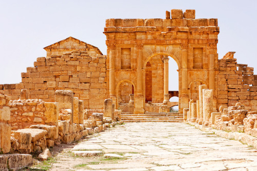 via-appia:Arch of Antoninus Pius, Sufetula (modern Sbeitla, Tunisia)Roman, 139 AD