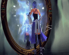 radiantgarden:  I'm already fighting me, so what's another one? The mirror is a trigger and your mouth's a gun. 