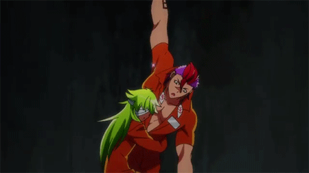 yaoisex:  I… ship them ^-^;(Canon: Nico is Rock’s pet XD)