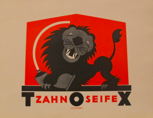 ein-bleistift-und-radiergummi:Vintage German Poster Design by Julius Klinger ‘TOX Zahnsei