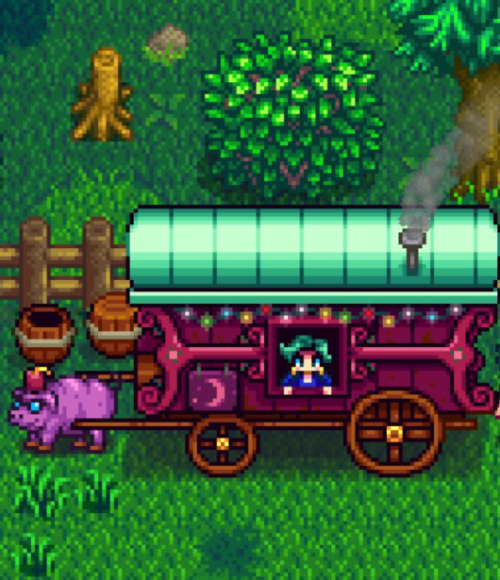 More Stardew NPC Sims: (mouse Hat Vendor, Travelling Merchant, The Witch, Bookseller)