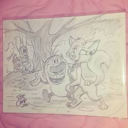 Positivelypinkie:  I Commissioned Bob Camp (Ren And Stimpy Artist) At Comicon On