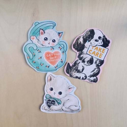 figdays:“Friendly Reminders” Stickers //artschoolbully 