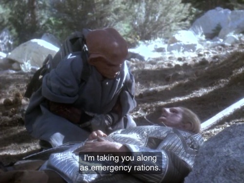 trillspotsandbruises: Ah yes, the ancient Ferengi custom of proclaiming your love for another by poi