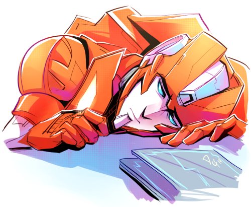 dataglitch:  tired babbu u^u (i missed doing bright colors again ;v; ) 