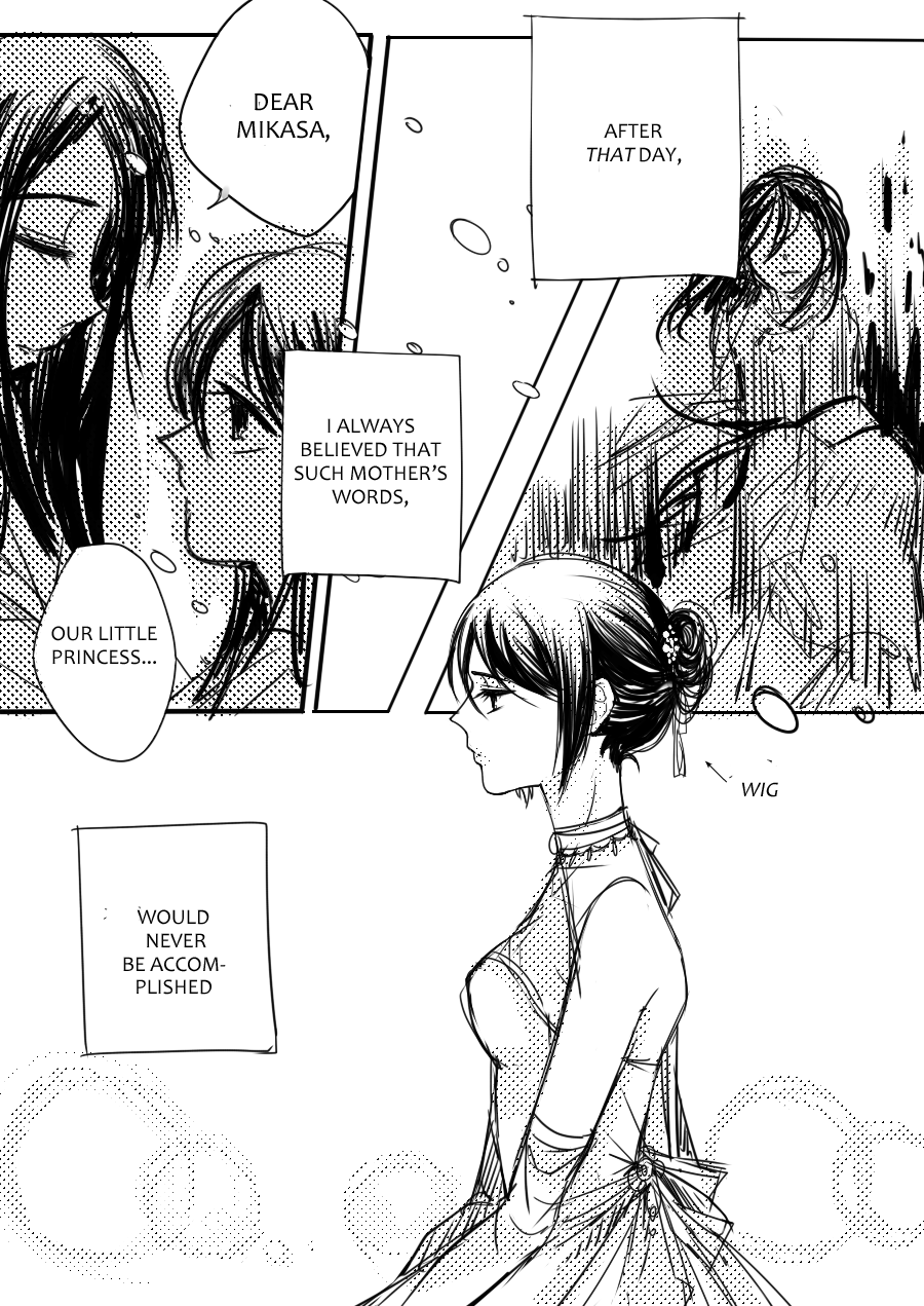 april-yoon:  I deadly want to see Mikasa in her party dress… （´・ω・`）