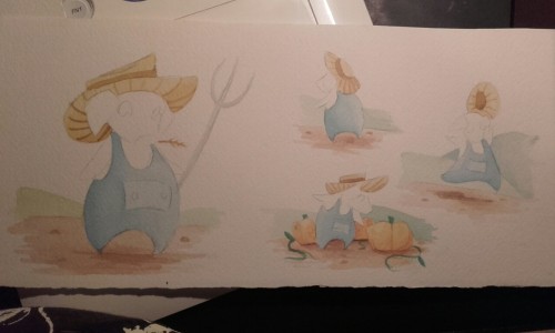 Few watercolors from today
