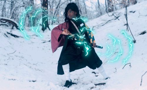 superheroesincolor:Demon Slayer #Cosplay by MakiRollPhotography : @Superpolarbear1Cosplayer twitter 