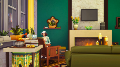 Im On To Decorating Mysecond Apartment In San Myshuno. Imcalling It The Urban Gardener Apartment Because