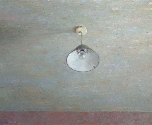 Bedroom celling in Irland   -   Rein Pol , 2012Dutch,b.1949-Oil on canvas, 50 x 60 cm.