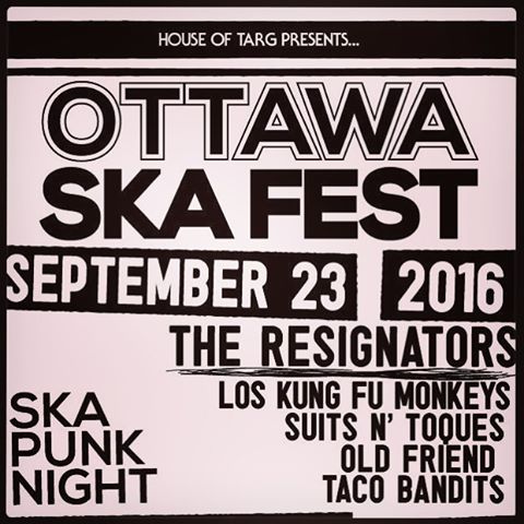 Tonight!! Doors at 9pm for Nite1 of #Ottawa #SKA #fest - the lineup of bands is off the hook and the