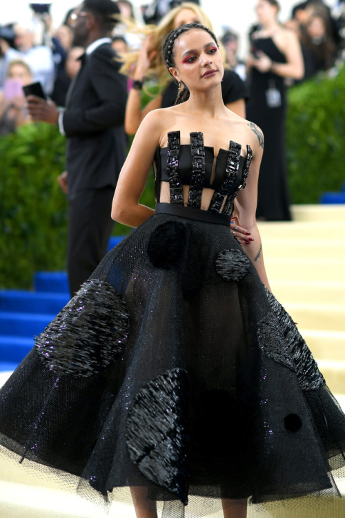 celebsofcolor:Sasha Lane attends the ‘Rei Kawakubo/Comme des Garcons: Art Of The In-Between&rs