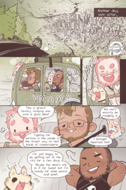 sweetbearcomic: Support Sweet Bear on Patreon -&gt; patreon.com/reapersun ~Read from beginning~ &lt;-Page 14 - Page 15 - Page 16-&gt; Chapter 2! Time for some peaceful friendship bonding~~ 