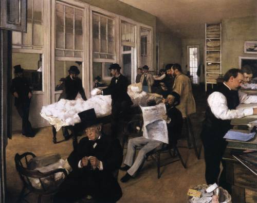 artmastered:Edgar Degas, A Cotton Exchange porn pictures