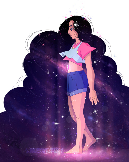 mothsbymoonlight:  “You are an experience.” on DeviantART a warmup drawing from sunday that i couldn’t stop adding stars to… i’m always weak for space filters, i don’t even care!  be sure to check out the bigger size on DA, thank you!!!