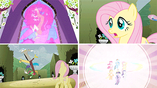 cometcrystal:  “see? he can be a real sweetheart once you get to know him!” 🦋💛🌪️ “–although fluttershy should get most of the credit for that. she’s my favorite.” 