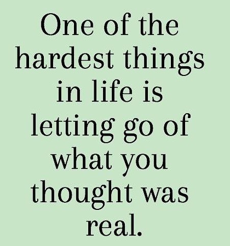 What truly is real in your life? Sometimes we are faced with harsh truths about our relationships, e