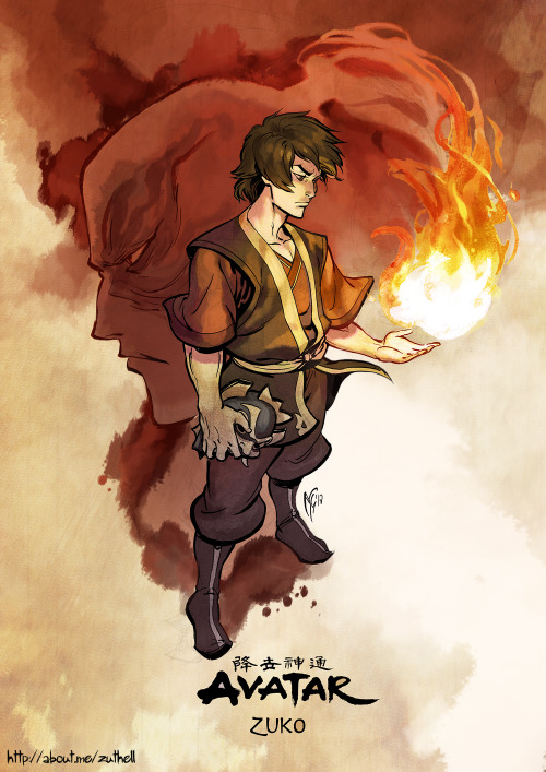 marcelperezmassegu: Finished Zuko! One of my favourites from the whole show :) Another one of my Ava