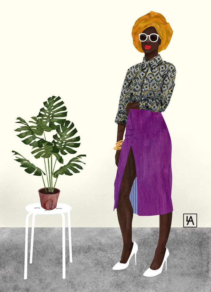 fyblackwomenart:  Afrocolour by Andriana Chunis 