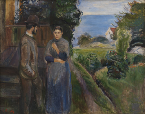 Evening TalkEdvard Munch (Norwegian; 1863–1944)1889Oil on canvasStatens Museum for Kunst, Copenhagen