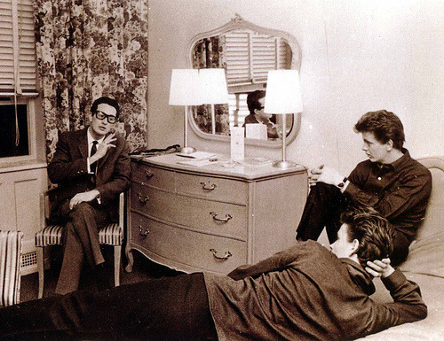 vintagechampagnefever:  Buddy Holly and the Everly Brothers 